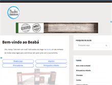 Tablet Screenshot of beaba.com.br